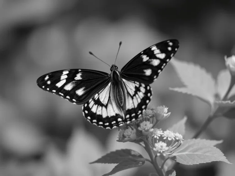 Black and White Butterfly Dream Meaning: Unlocking the Symbolic Significance