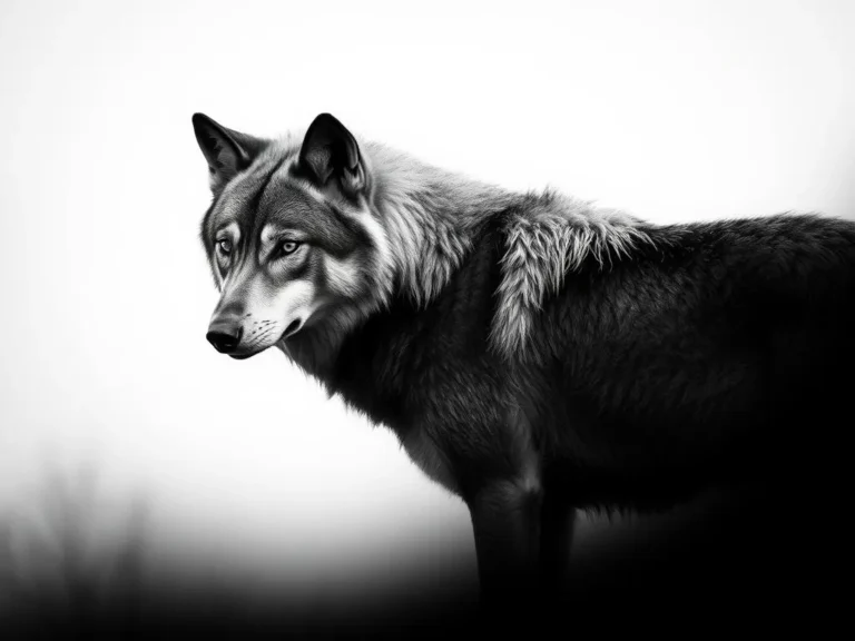 Black and White Wolf Dream Meaning: Exploring the Symbolic Significance