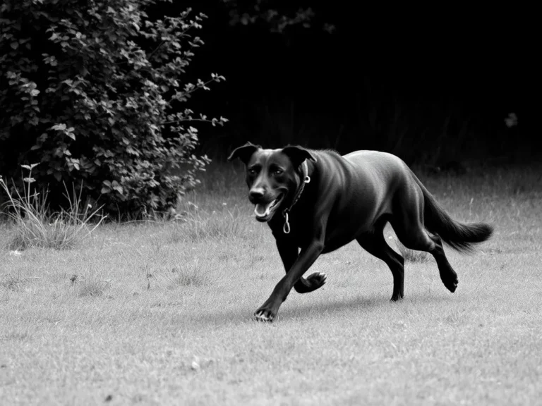 Black Dog is Chasing Me Dream Meaning: Uncovering the Symbolism and Significance