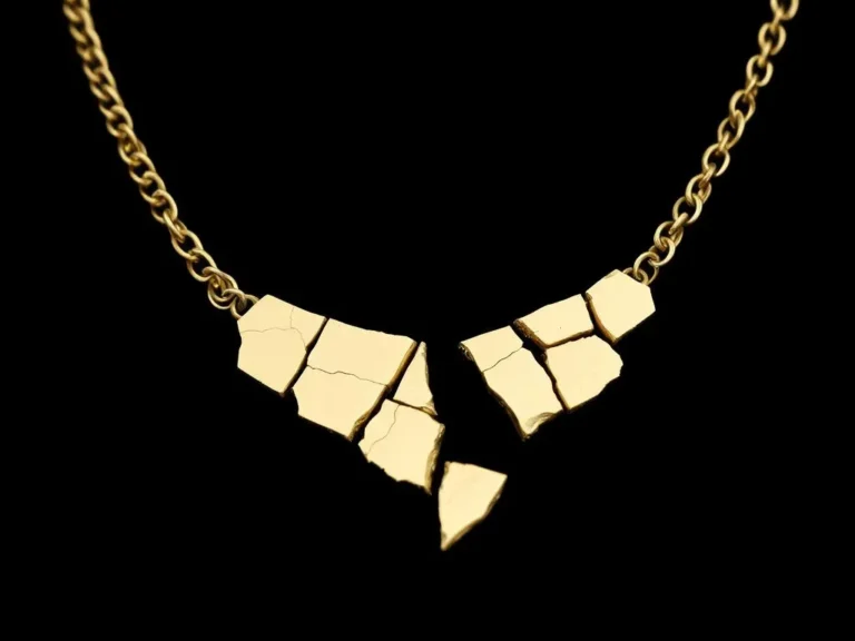 Broken Gold Necklace Dream Meaning: Unlocking the Symbolic Significance