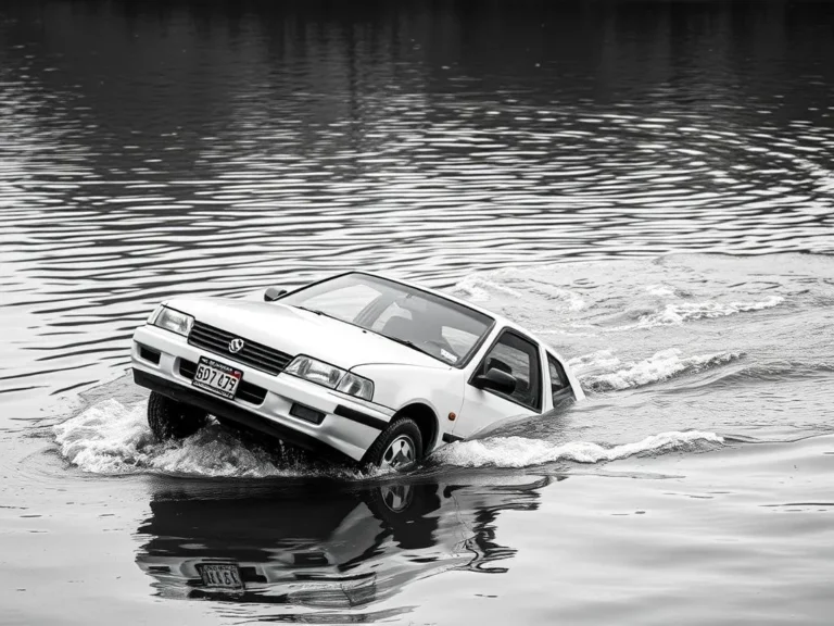 Car Falling into Water Dream Meaning: Uncovering the Symbolic Significance