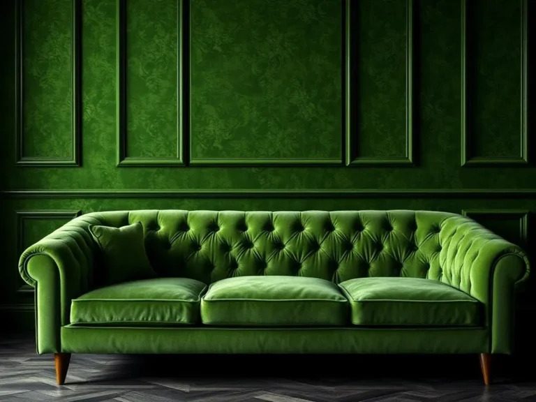 Green Velvet Furniture Dream Meaning: Unveiling the Symbolic Significance