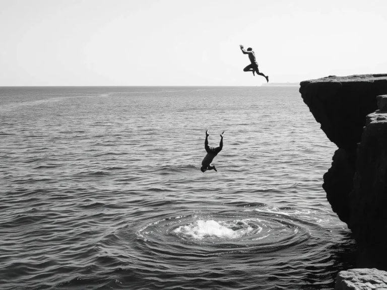 Jumping Down from High Place into Water Dream Meaning: Exploring the Depths of Your Subconscious