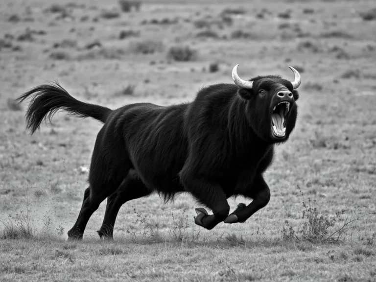 Large Black Animal Charging at You Dream Meaning: Uncovering the Symbolic Significance