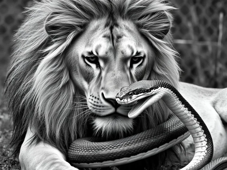 Lion and Snake Dream Meaning: Unlocking the Symbolic Significance