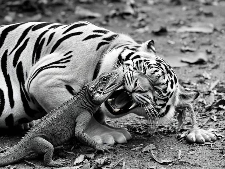 Lizard Attacking Tiger Dream Meaning: Uncovering the Symbolic Significance