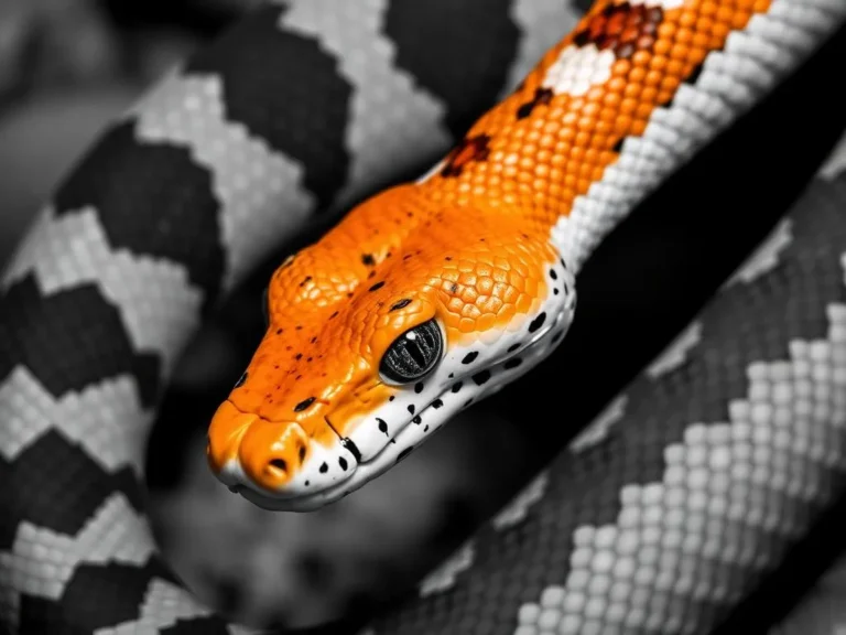 Orange Black and White Snake Dream Meaning: Unlocking the Symbolic Significance