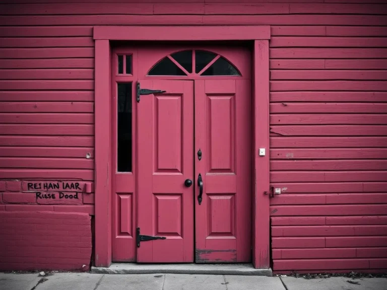 Red Door Dream Meaning: Unlocking the Secrets of Your Subconscious