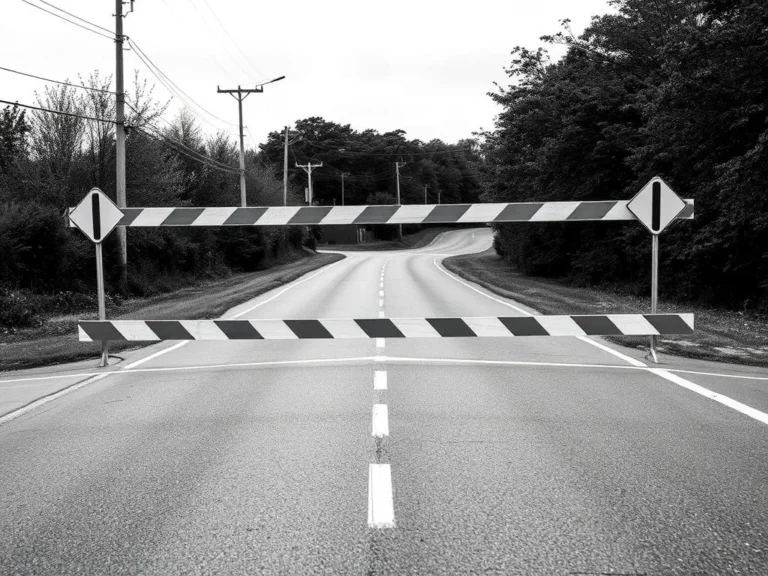 Road Blocked Dream Meaning: Navigating Obstacles and Uncertainty