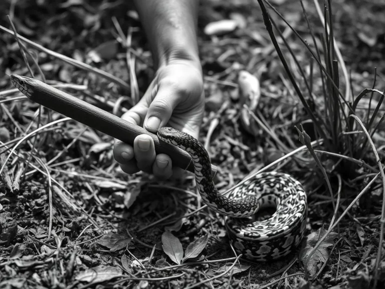 Trying to Kill a Snake Dream Meaning: Unlocking the Symbolism of Serpents in Your Subconscious